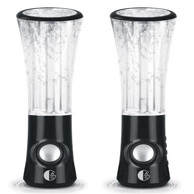 Third Generation Colourful Trumpeter Music Fountain Water Dancing Speaker Black