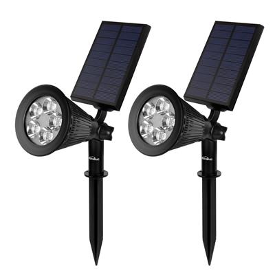 Solar Lights Waterproof LED Spotlights for Outdoor Wall Garden Lawn Patio Landscape